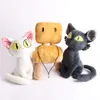 Animaux en peluche chats jouets en peluche chat blanc noir peluches dessin animé Daijin Sadaijin poupées en peluche enfants compagnon de jeu enfants jouet cadeau décor à la maison