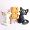 حيوانات محشوة القطط أفخم ألعاب أبيض أسود القط أفخم الكرتون Daijin Sadaijin Plush Dolls الأطفال.