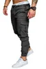 Herenbroeken Mode Multi-pocketbroek Geweven stof voor heren Casual cargobroek Effen elastische legging 231110