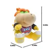 10in Super Bowser Debout Roi Doux Animal En Peluche En Peluche Poupée Figure Vert Bowser Jouet 6 Pouces JR En Peluche