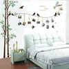 Wall Stickers ZOOYOO 205 * 290cm/81 * 114in Large Po Tree Wall Sticker Home Decoration Living Room Bedroom 3D Decal DIY Home Decoration 230410