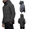 Herrarna ner parkas designer vinterjacka kvinnor rockar mode trend pälsälskare förtjockade värme fjäderjackor vattentätt varm utomhus rock grå svart vit