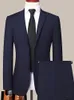 Blazers Designer Mens Highquality Suit Business Professional Youth Office Worker Formell klänning Bröllop Bankett Gentleman Suit Dress Två