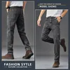Herren-Jeans, Six-Pocket-Jeans, praktische Cargo-Jeans für Herren, trendige Marke, gerade Jugend-Arbeitshose, schmale Passform, große Tasche, Herrenhose 231110