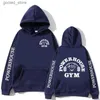 Мужские толстовки с капюшоном Powerhouse Gym Hoodie Harajuku Мужчины Женщины Geek Фитнес Толстовки Негабаритные с длинным рукавом Эстетическая толстовка Спортивная уличная одежда Q231110