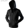 Sweats à capuche pour hommes Nouveau 2020 Plain Mens Zip Up Hoody Jacket Sweatshirt À capuche Zipper mâle Top Vêtements d'extérieur Noir Gris Boutique hommes Livraison gratuite Q231110