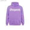 Heren Hoodies Sweatshirts GORGOROTH Sweatshirts Mannen Rock Band Thrash Zwart DEATH HEAVY METAL PUNK Rap Twilight Of The Idols Hoodie Q231110