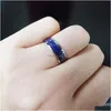 Band Rings Exquisite Human Body Temperature Changing Ring Simple Geometric Plain For Men And Womens General Jewelry Drop Deli Dhgarden Dh7P2