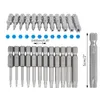 Cacciaviti Confezione da 12 kit di punte per cacciavite con testa torx con gambo esagonale da 1/4 di pollice Kit di utensili per cacciavite a stella T5-T40 con 1 confezione di maniglie 230410