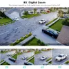 Kamery IP 8MP Ptz WiFi aparat Dual obiektyw Nocny wizja Wykrywanie przez ludzi 8x cyfrowy zoom CCTV kamera nadzoru wideo 4MP Security Camera 231109