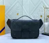 Waist Bags S Lock Sling bumbag Designer Fanny Pack Crossbody Shoulder Belt Bag Luxury Handbag Mens Womens genuine leather Square wallet L purses Black