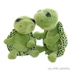 Stuffed Plush Animals Kids Toys Cute Baby Super Green Big Eyes Stuffed Tortoise Turtle Animal Plush Baby Toy Gift 20CM R231110