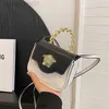 Bolsa de designer Vércacos de moda Bag de alta beleza Luz de luxo simples de uma bolsa de ombro versátil e versátil floresta