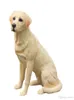 Labrador retriever hundfigur hand snidade hantverk hartstaty djurkonst hem dekoration ornament barn gåvor3901867