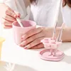 Macaron emballage Softy Silicone cosmétique porte-brosse conteneur lavage tasse maquillage brosse outils de stockage