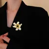 Broches mode luxe tout-match Corsage Zircon fleur broche costume manteau broche femmes bijoux TB619