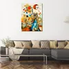 Canvas Poster Art of Math Abstract Woman Picture Print Giclee för Hotel Hall Wall Decor