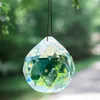 Kroonluchter kristal 50 mm Clear Ball Prism Shinning Glazen gefacetteerde hangende onderdelen Sun Catcher Lamp Gordijn Druppel Pendant Decoratie