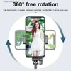 Selfie Monopods J861 Wireless Bluetooth Selfie Stick Tripod Dimmable Selfie Ring Fill Light Fill Lamp Foldable Fit for Smartphone Q231110