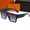 2023 Luxury Hot Designer Solglasögon för män Kvinnor Solglasögon Style Anti-ultraviolet Retro Shield Lens Plate Square One-Piece Full Matte Frame Fashion Gereglasses
