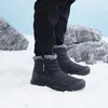 Boots YRZL Winter Snow For Men Plush Surper Warm Outdoor Comfortable Man Fashion Booties Casual Couple High Quality Cotton Shoes