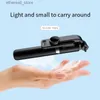 Selfie Monopods 1 PCS Selfie Stick Sem Fio Bluetooth Selfie Stick Com Luz de Preenchimento Tripé Portátil Para Celular Para Android IOS Q231110