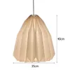 Lampa täcker nyanser handgjorda vitbok origami lykta skugga hänge ljus sladd fixtur nordisk kreativ konst dekoration upphängning lamp sovrum nya w0410