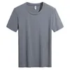 メンズTシャツ2023ラージサイズミディアムM-7xl 8xl夏の純粋な色カジュアルコットン高品質ファッションTシャツ半袖