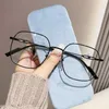 Sunglasses Fashionable Square Myopia Glasses Women Luxury Oversize Anti-blue Light Minus Eyeglasses Optical Spetacle Prescription