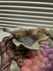 Plattor Fangya Ziqi Donglai Purple Grape Ceramic Torked Fruit Tray Home Decorative Dinner Plate Skaldjur Doppning serverande tallrik