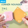 Klammer Drei-in-einer-Ecke-Rundkantenstanze für Sammelalbum DIY Minischneider R4R7R10mm Rundschneider Bürobedarf 230410