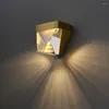 Wall Lamps Luxury Crystal Bedside Lamp LED Light Chrome Gold Indoor Bright Sconce For Living/Dining/Bed Room El