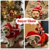 Köpek giyim Noel köpek kostümü Noel Baba Binicilik Pet Cosplay Kostümleri Parti Köpekleri Küçük Orta Büyük Köpekler için Kıyafet Santa Evcil Hayvan Giysileri 231110