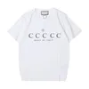 Womens T Shirt 2023 Luxury Men's Round Collar Letters Printed Breathable Summer Short Sleeve Casual Shirts size S-5XL