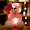 Plush Light - Up toys 25-35cm Creative Light Up LED Bear Unicorn Hamster Sheep Stuffed Animal Plush Toys Colorful Glowing Christmas Gifts For Kids 231109