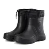 Bottes Hommes Bottes Chaussures d'hiver légères pour hommes Bottes de neige Chaussures d'hiver imperméables Grande taille à enfiler Unisexe Bottines d'hiver 231110