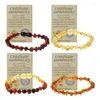 Charm Bracelets Genuine Baltic Amber Teething Bracelet Lucky Baby Beads Healing Gift 066C