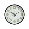 Wall Clocks 12 Inch Luminous Clock Glow In The Dark Quartz Simple Silent Modren Deco Murale Minimalist Decor Wallclock Wanddeko