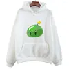 Dameshoodies Stardew Valley Slime Print Sweatshirts Leuke Grafische Vrouwelijke Casual Kleding Met Lange Mouwen Herfst Winter Fleece Truien