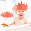 Czapki prysznicowe Baby Swim Shower Cap w kąpiel szampon Regulowany ochronę oka Głowa Woda pokrywa pielęgnacja dziecka pielęgnacja prysznicowa czapka na 0-6 lat KidsL231110