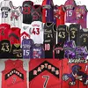 貴重なACHIUWA5 SCOTTIE BARNES4バスケットボールジャージカスタムメイドSiakam Vince 15 Carter Jersey Basketball Tracy 1 McGrady Fred 23