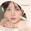 Silky Porcelain Brightening Makeup Powder Compact Soft Matte Oil Control Pores Setting Powder with Puff and Mirror Natural Waterproof Long Lasting Face Cosmetics