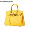 Дизайнерские сумки Страусиные сумки Сумка женская Новая мода 2024 года Кожаная сумка большой емкости 30