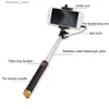 Selfie Monopods Convenient Wired Remote Control Expandable Handheld Shutter Selfie Stick Portable Camera Selfie Stick Handheld Mobile Phone Q231110