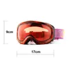 Kayak Goggles Geçiş lens Pochromic Ski Snowboard Kar Gözlükleri Anti-Fog UV Koruması Tüm Hava Gecesi Görme Güneşli Gün Erkekleri Kadınlar 231109