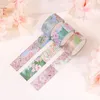 Gift Wrap Fashion Flower Washi Tape Cherry Blossoms Paper Sticker For DIY Scrapbooking Handmade Crafts Supplies