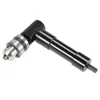 Freeshipping Wysokiej jakości adapter podłączania wiertarki w prostym kątem z Kluczowym 3/8 "Chuck 8 mm HEX Shank Accessories BTRV