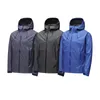 Мужские куртки оптом, альпинизм, бег, осенняя водонепроницаемая и ветрозащитная бесшовная уличная куртка с капюшоном из ленты