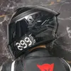 خوذات الدراجات النارية Full Face Helment Dual Shield Racing Moto Dot