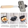 Pans Double-Sided Sandwich Pan Non-Stick Foldable Grill Frying For Bread Toast Breakfast Machine Pancake Maker Kitchen Appliances